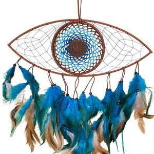 Evil Eye Feather Dream Catcher